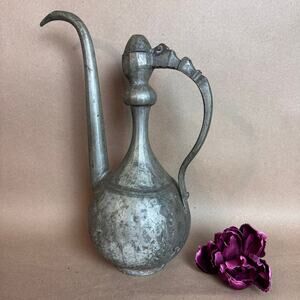 Pewter Turkish Pitcher